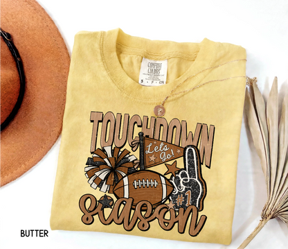 Touchdown Season Adult Comfort Colors T-Shirt
