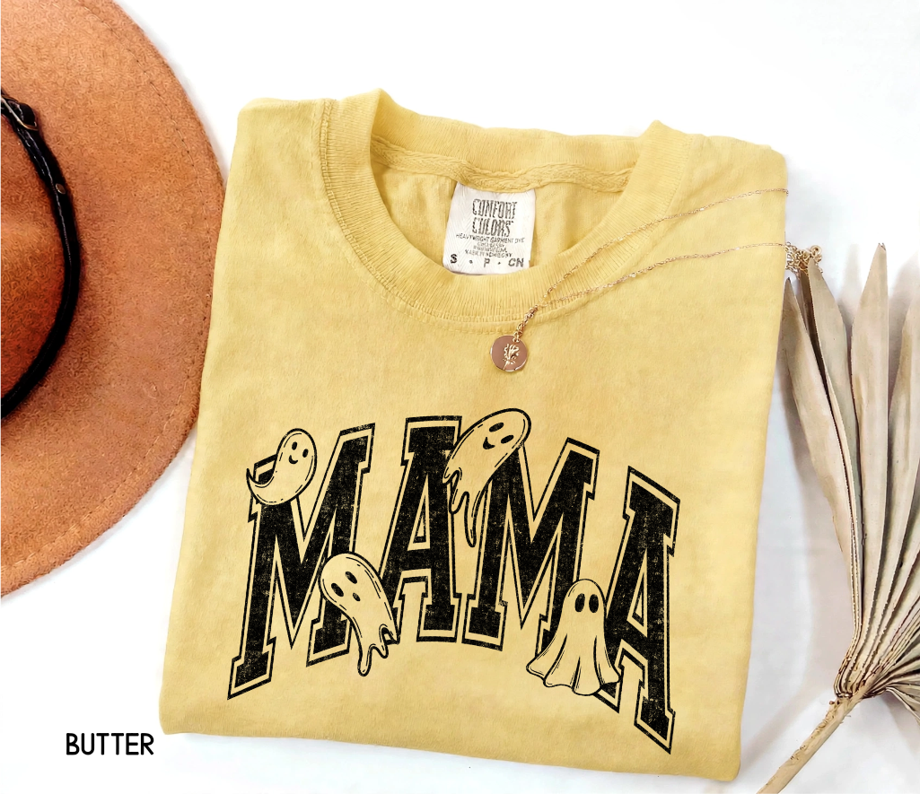 Halloween Mama Adult Comfort Colors T-Shirt