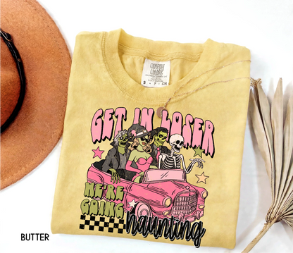Get in Loser Halloween Adult Comfort Colors T-Shirt