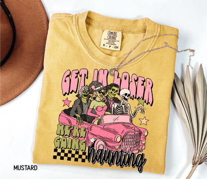 Get in Loser Halloween Adult Comfort Colors T-Shirt