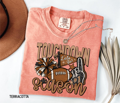 Touchdown Season Adult Comfort Colors T-Shirt