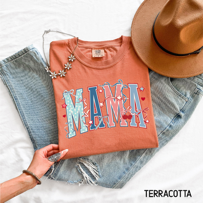 Patriotic Mama Adult Comfort Colors T-Shirt