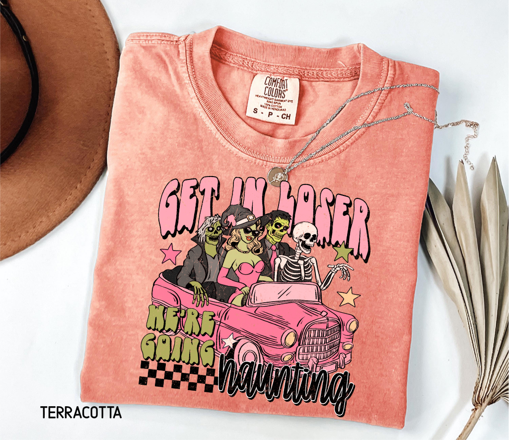 Get in Loser Halloween Adult Comfort Colors T-Shirt