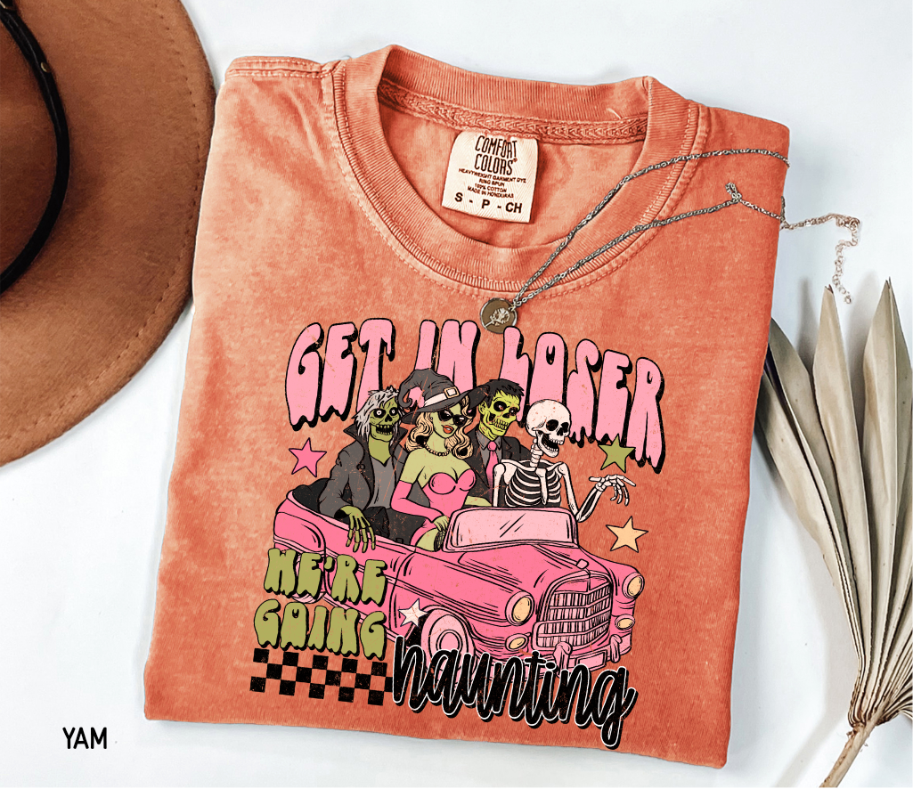 Get in Loser Halloween Adult Comfort Colors T-Shirt