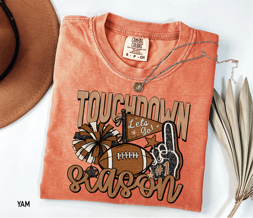 Touchdown Season Adult Comfort Colors T-Shirt