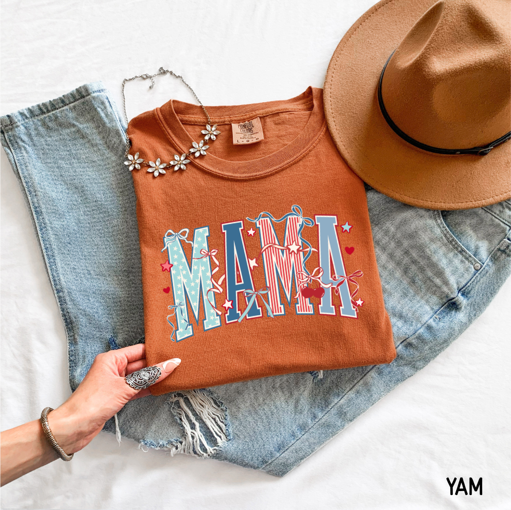Patriotic Mama Adult Comfort Colors T-Shirt