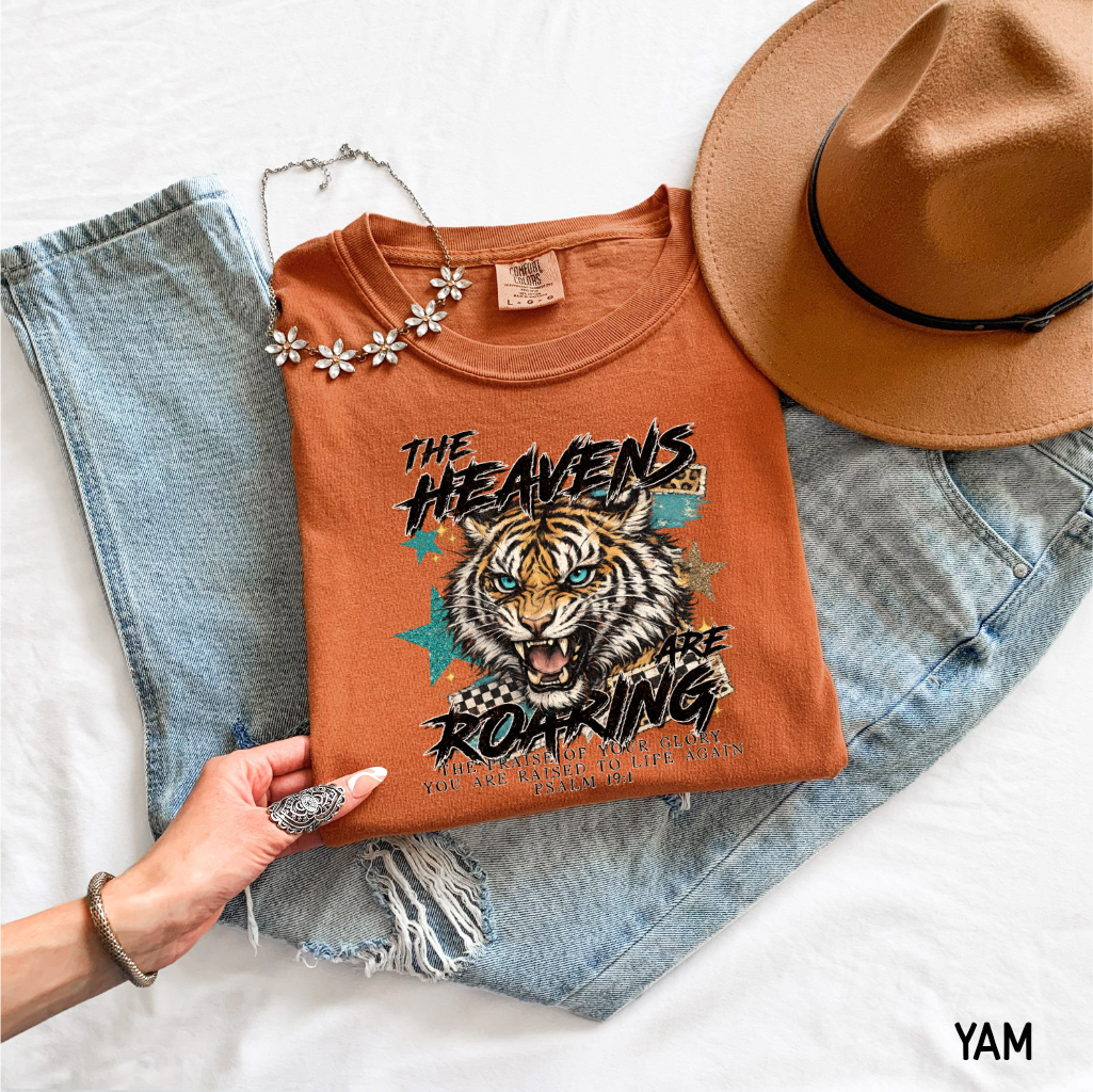 The Heavens are Roaring Adult Comfort Colors T-Shirt