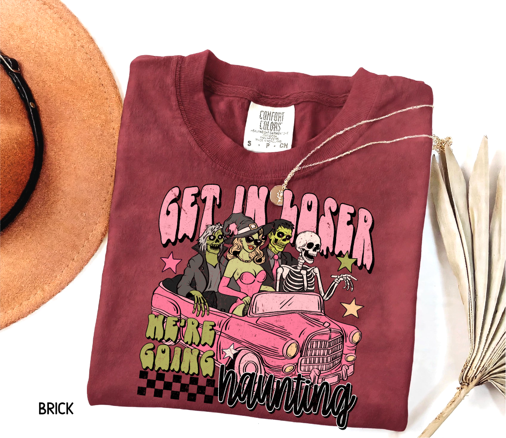 Get in Loser Halloween Adult Comfort Colors T-Shirt