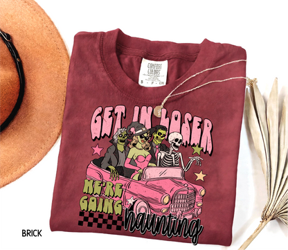 Get in Loser Halloween Adult Comfort Colors T-Shirt