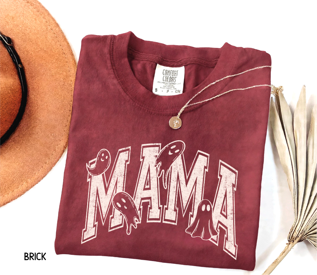 Halloween Mama Adult Comfort Colors T-Shirt