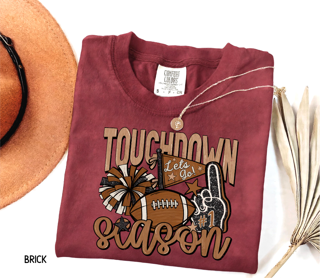 Touchdown Season Adult Comfort Colors T-Shirt