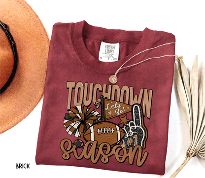 Touchdown Season Adult Comfort Colors T-Shirt