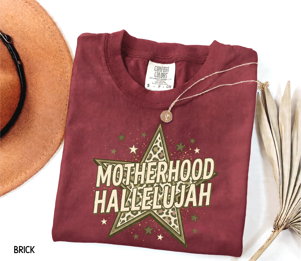Motherhood Hallelujah Adult Comfort Colors T-Shirt