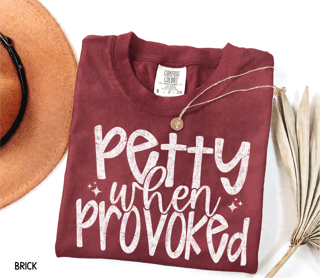 Petty When Provoked Adult Comfort Colors T-Shirt