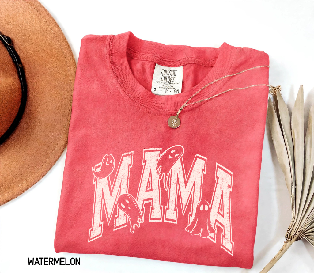 Halloween Mama Adult Comfort Colors T-Shirt