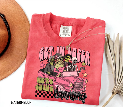 Get in Loser Halloween Adult Comfort Colors T-Shirt