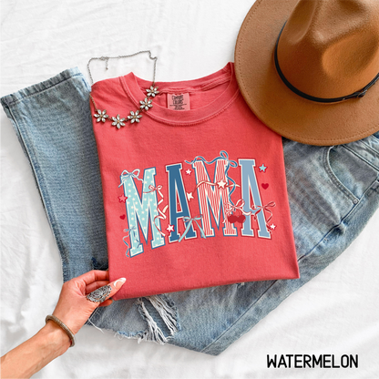Patriotic Mama Adult Comfort Colors T-Shirt