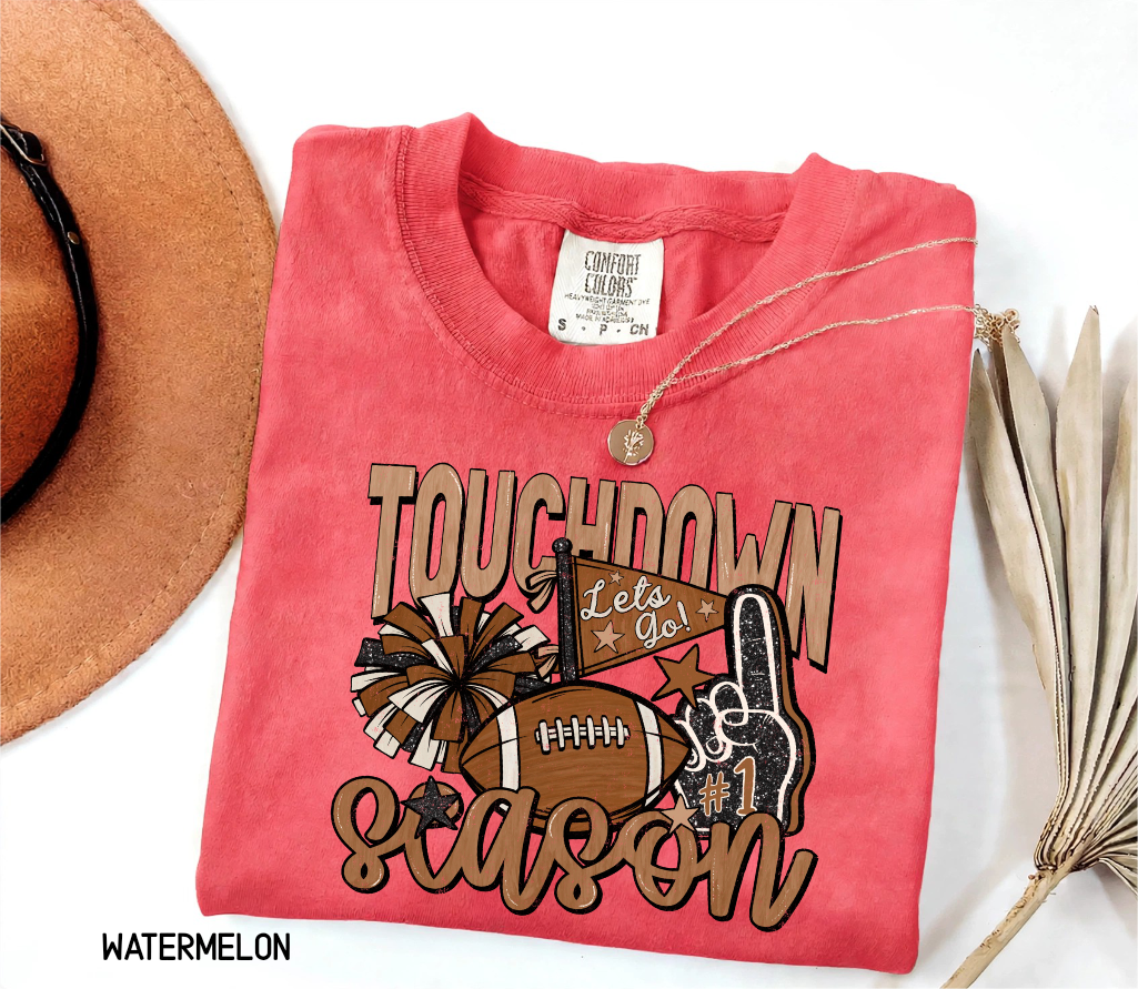 Touchdown Season Adult Comfort Colors T-Shirt