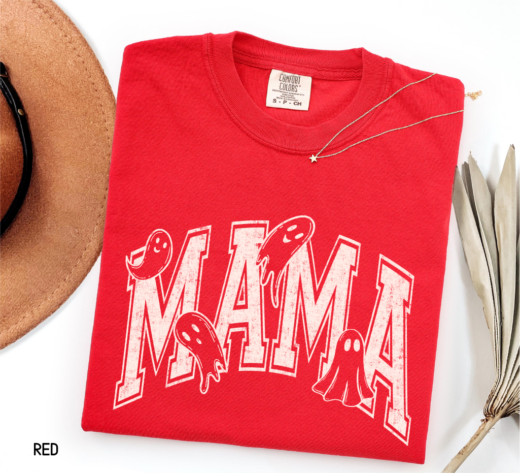 Halloween Mama Adult Comfort Colors T-Shirt