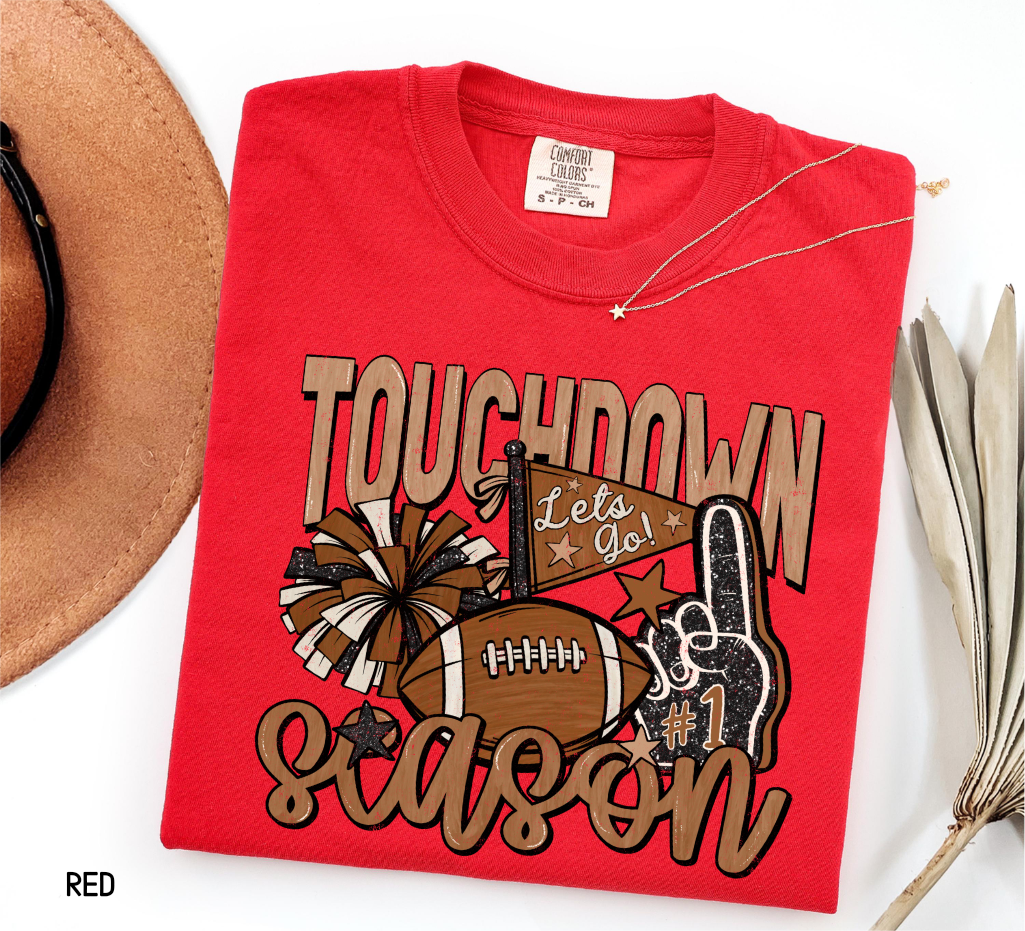 Touchdown Season Adult Comfort Colors T-Shirt