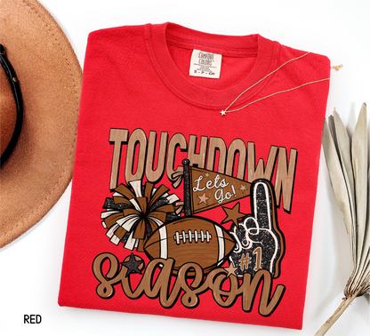 Touchdown Season Adult Comfort Colors T-Shirt