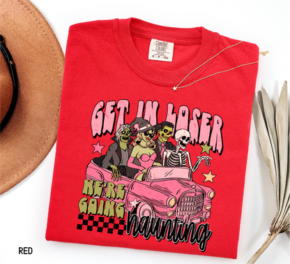 Get in Loser Halloween Adult Comfort Colors T-Shirt