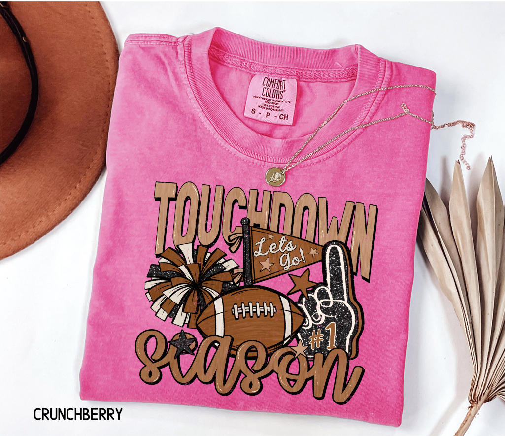 Touchdown Season Adult Comfort Colors T-Shirt