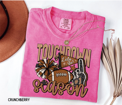Touchdown Season Adult Comfort Colors T-Shirt