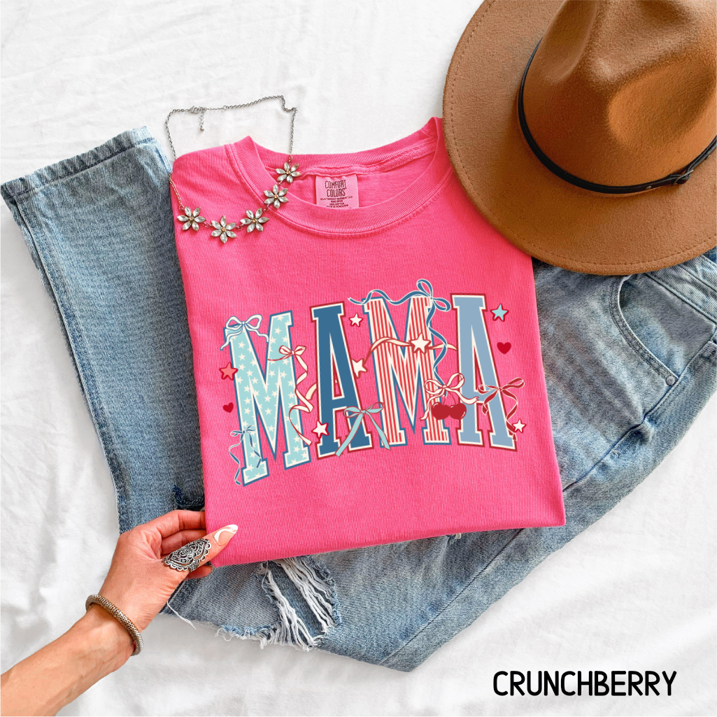 Patriotic Mama Adult Comfort Colors T-Shirt