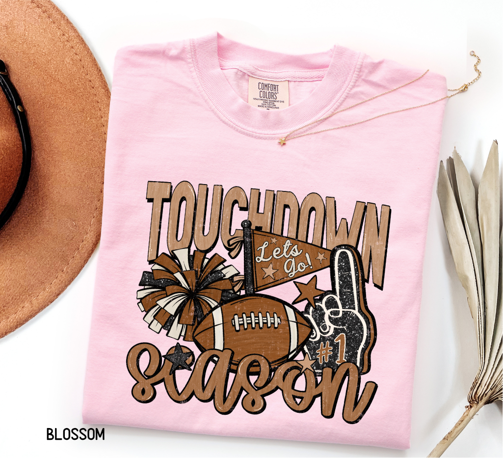 Touchdown Season Adult Comfort Colors T-Shirt