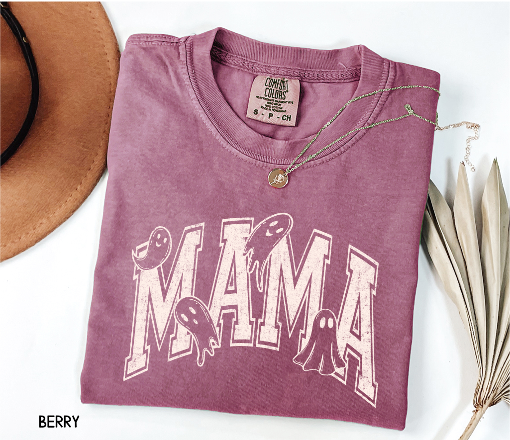 Halloween Mama Adult Comfort Colors T-Shirt