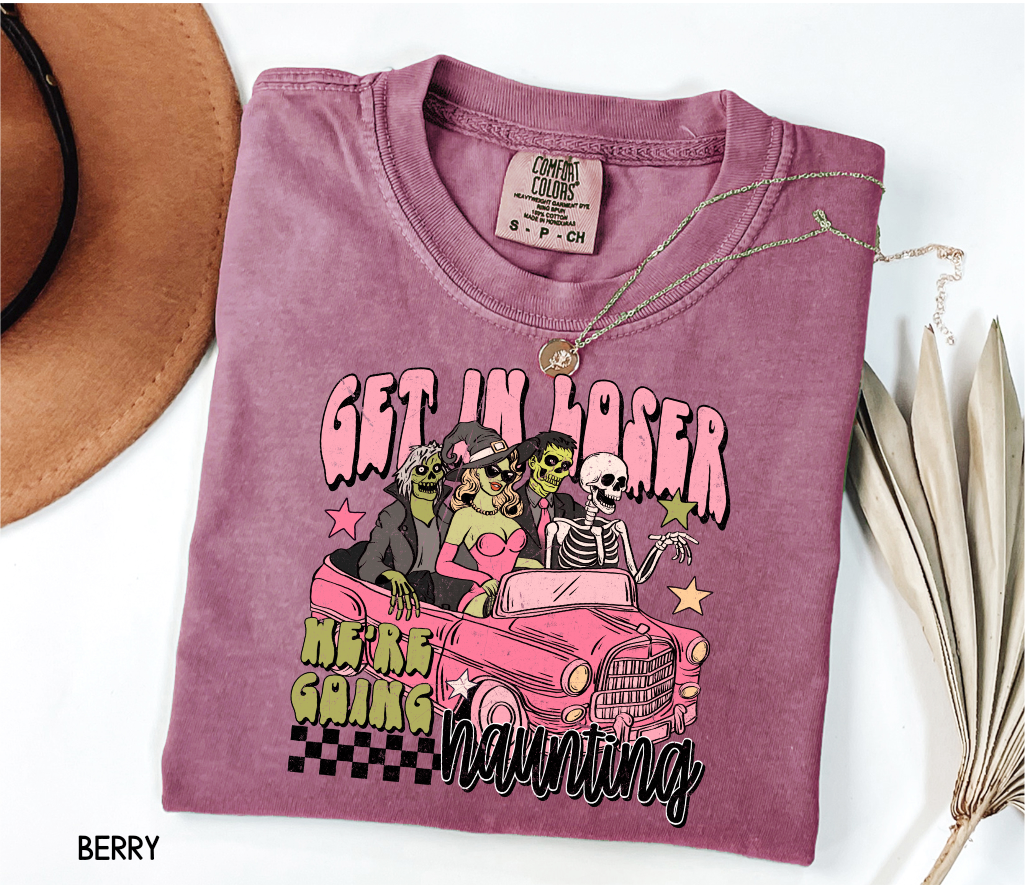Get in Loser Halloween Adult Comfort Colors T-Shirt
