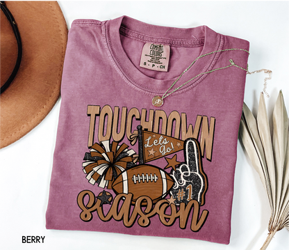 Touchdown Season Adult Comfort Colors T-Shirt