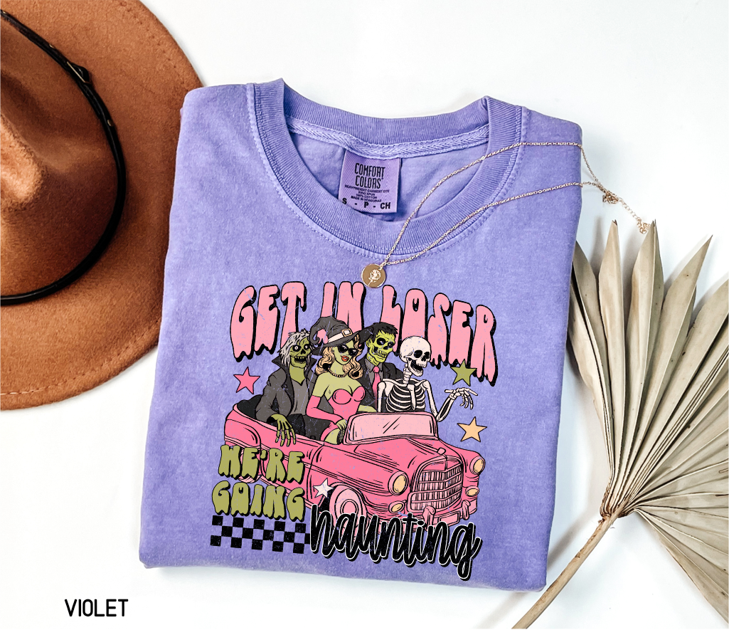 Get in Loser Halloween Adult Comfort Colors T-Shirt