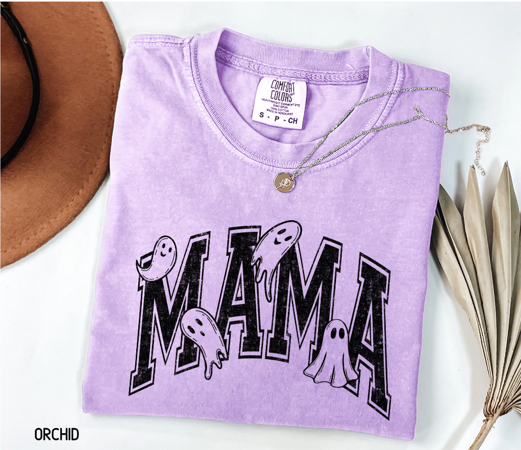 Halloween Mama Adult Comfort Colors T-Shirt
