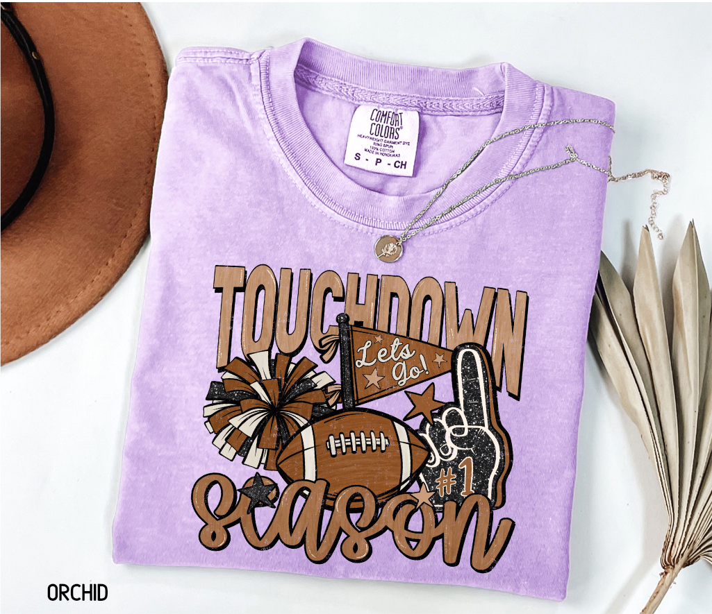 Touchdown Season Adult Comfort Colors T-Shirt