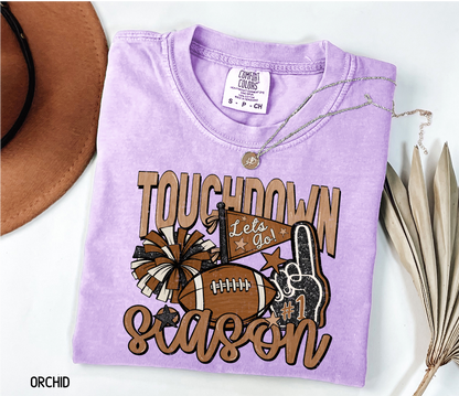 Touchdown Season Adult Comfort Colors T-Shirt