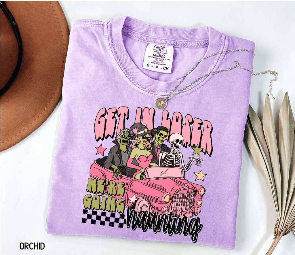 Get in Loser Halloween Adult Comfort Colors T-Shirt