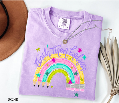 Teach Them Kindness Adult Comfort Colors T-Shirt