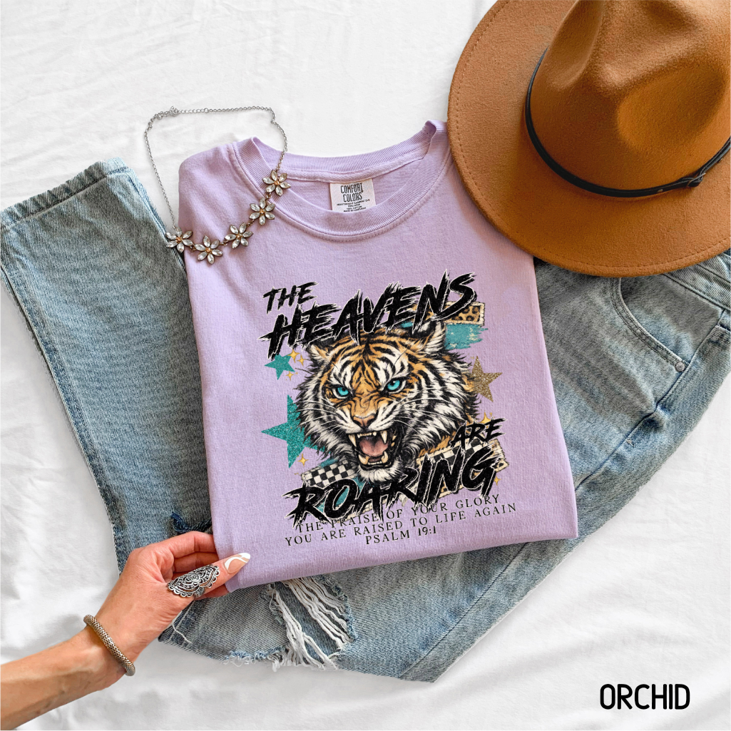 The Heavens are Roaring Adult Comfort Colors T-Shirt