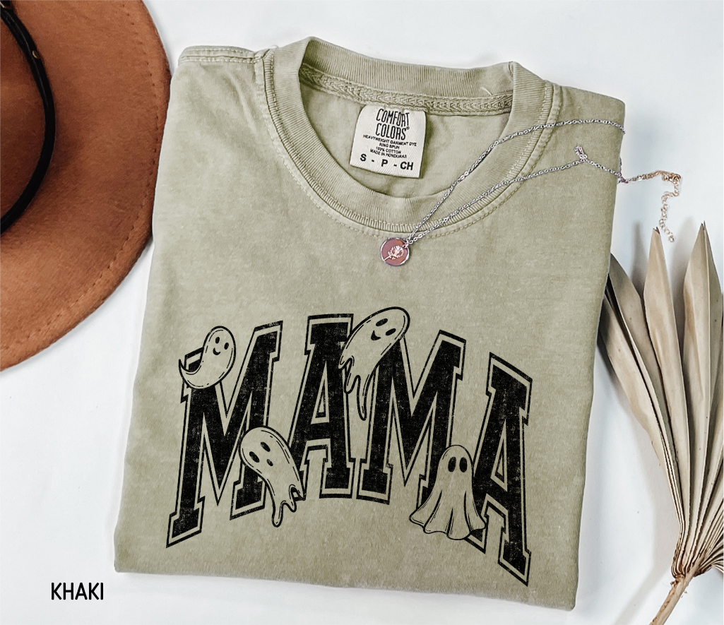 Halloween Mama Adult Comfort Colors T-Shirt