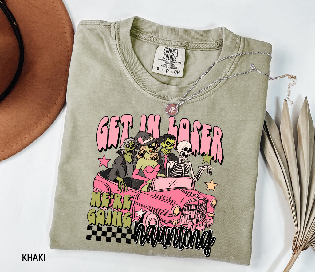Get in Loser Halloween Adult Comfort Colors T-Shirt