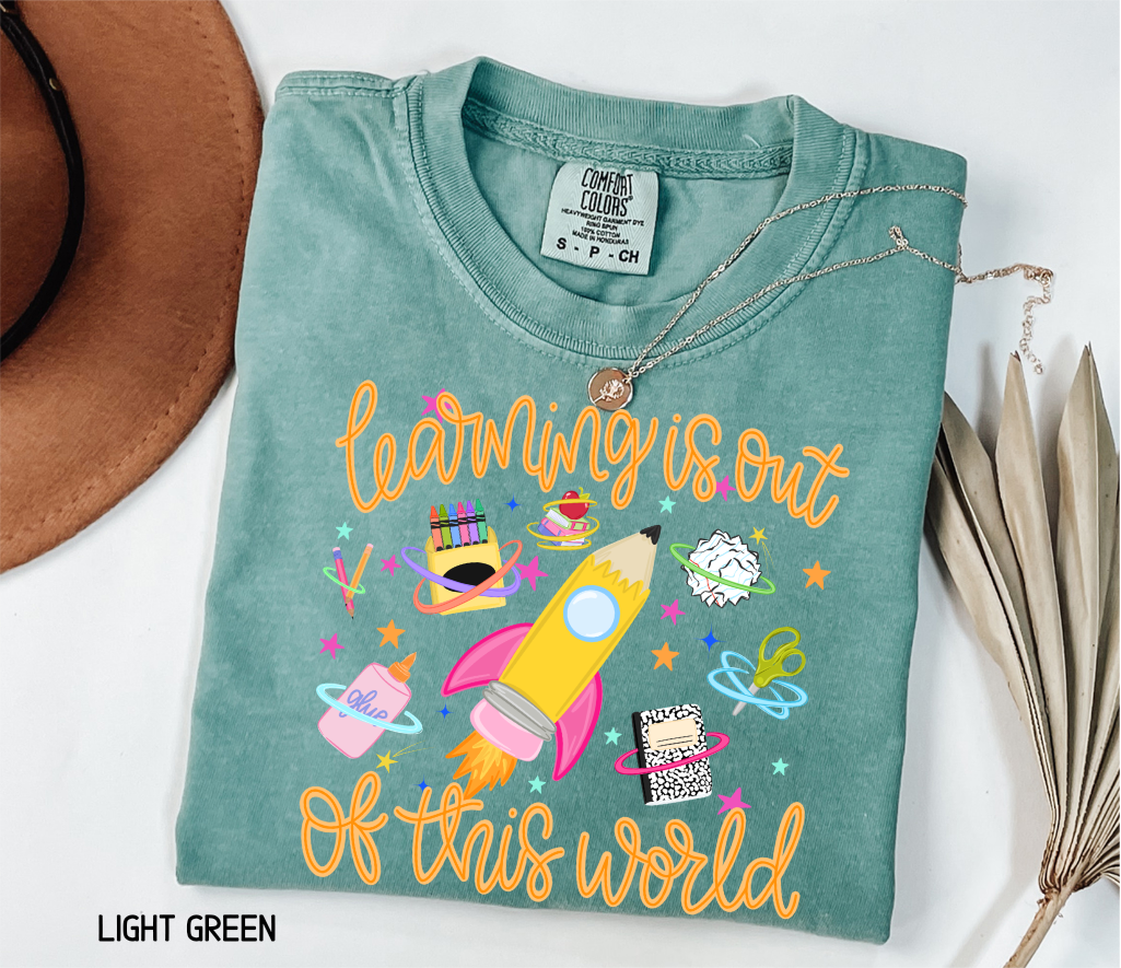 Learning is Out of This World Adult Comfort Colors T-Shirt