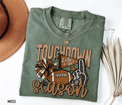 Touchdown Season Adult Comfort Colors T-Shirt