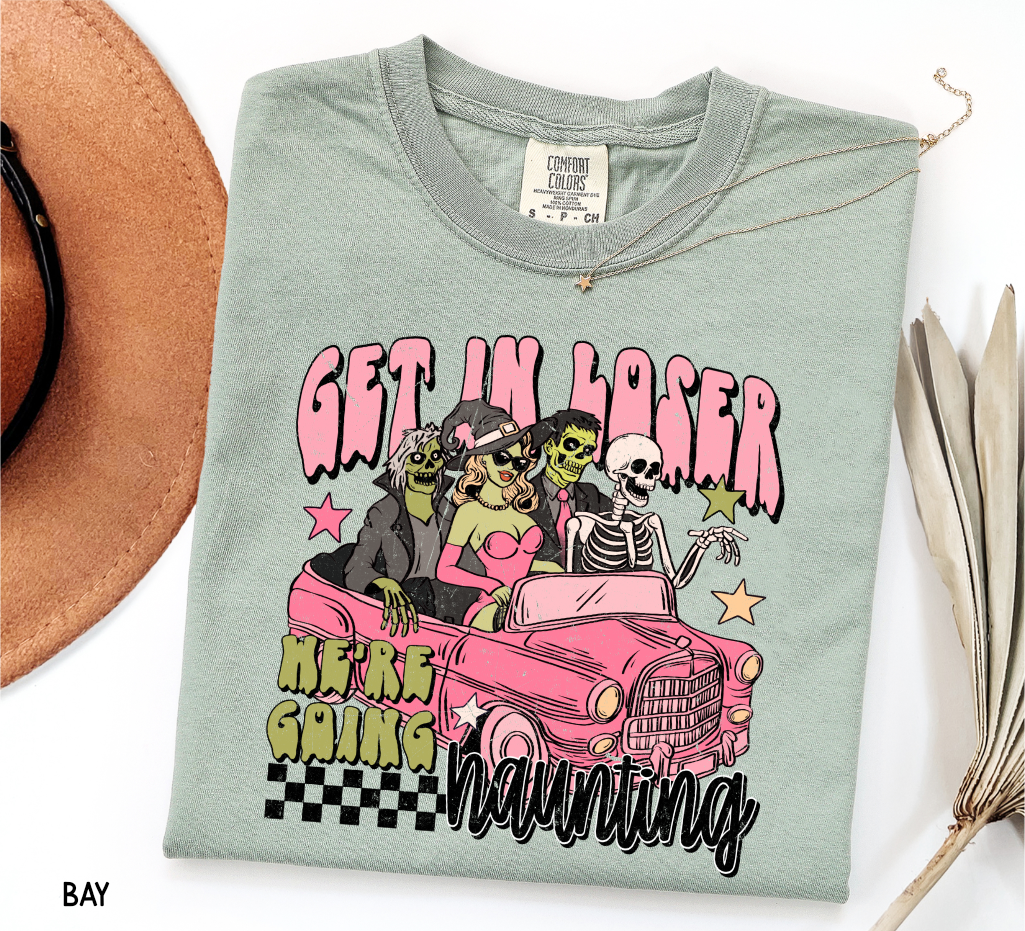 Get in Loser Halloween Adult Comfort Colors T-Shirt