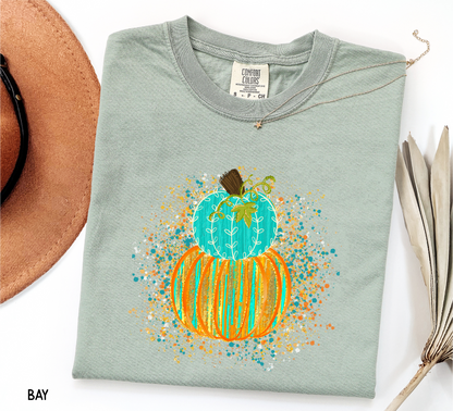 Colorful Pumpkin Adult Comfort Colors T-Shirt