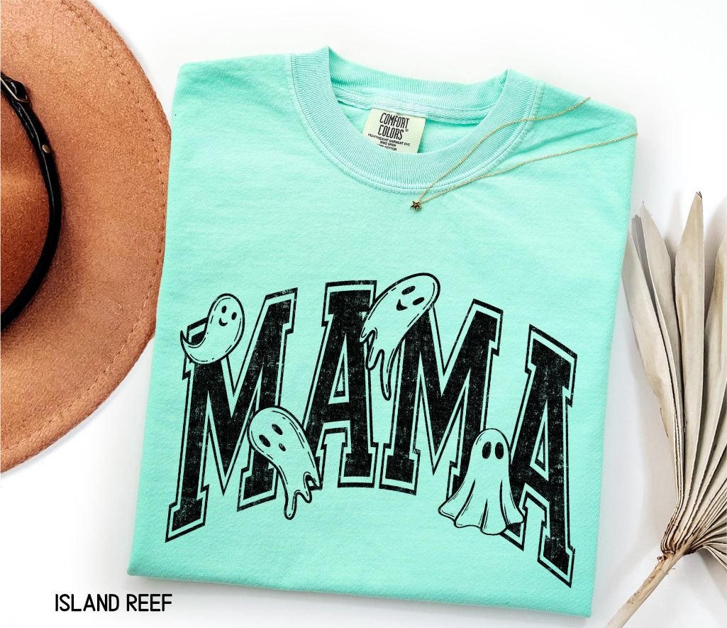 Halloween Mama Adult Comfort Colors T-Shirt