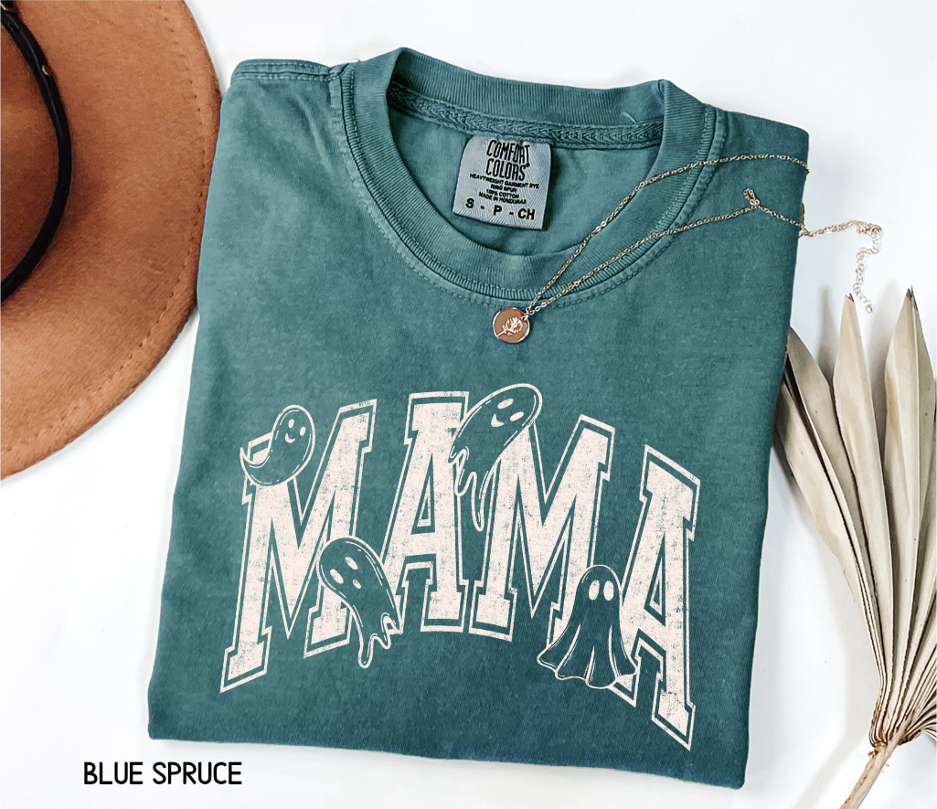 Halloween Mama Adult Comfort Colors T-Shirt
