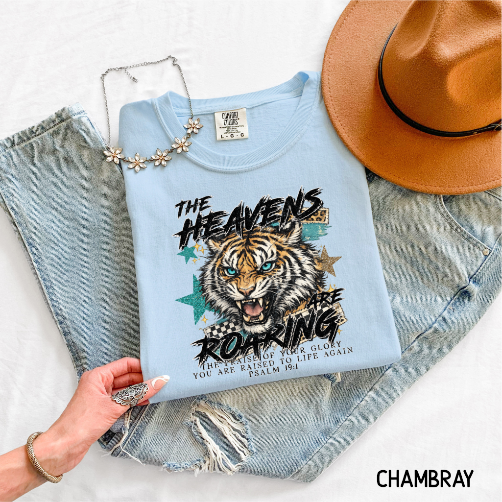 The Heavens are Roaring Adult Comfort Colors T-Shirt