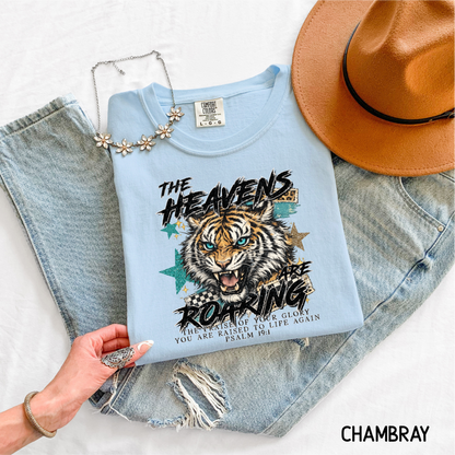 The Heavens are Roaring Adult Comfort Colors T-Shirt